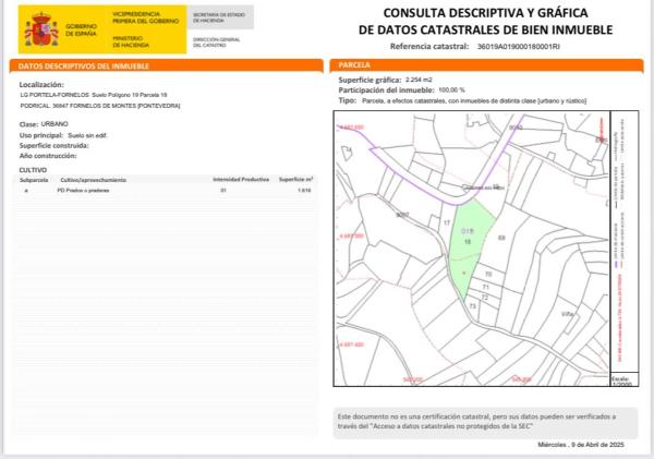 Terreno en Lugar Portela, 2