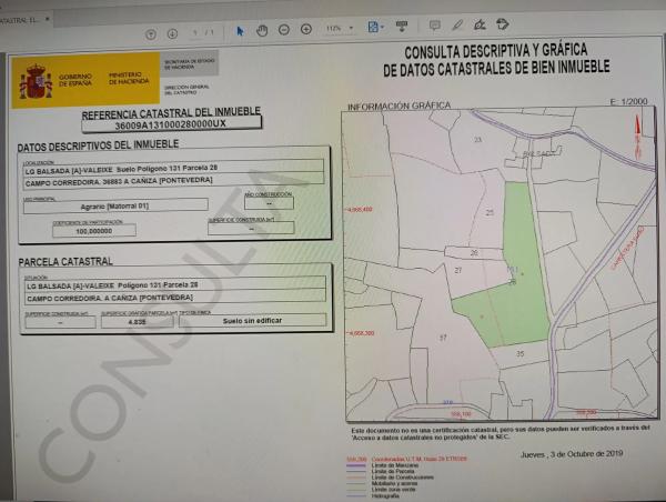 Terreno en Lg Balsada- Pintelos- Valeixe, km 0