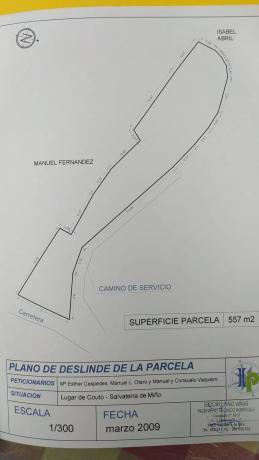 Terreno en Lugar o Couto, km 1