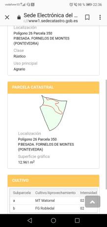 Terreno en calle poligono 26, 352