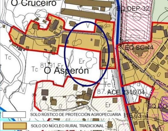 Terreno en Lugar o Cruceiro- San Mateo