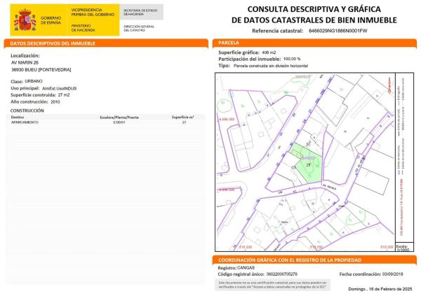 Terreno en avenida de Marín, 26