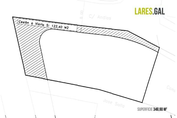 Terreno en avenida de Lugo
