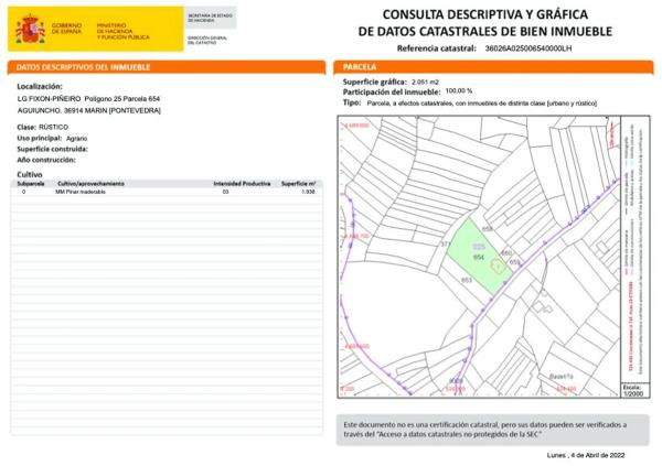 Terreno en Lugar Fixon, 25
