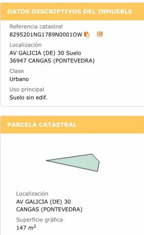 Terreno en avenida Galicia