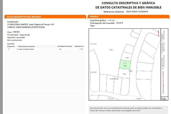 Terreno en ag, km 16