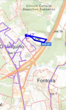 Terreno en Lugar Vinquiño-Adina