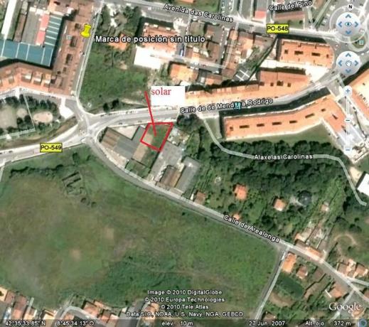 Terreno en avenida Rodrigo de Mendoza