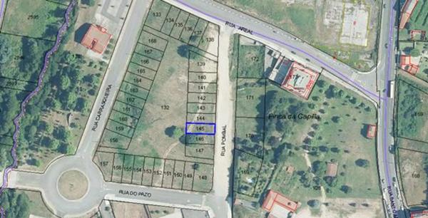 Terreno en calle Areal