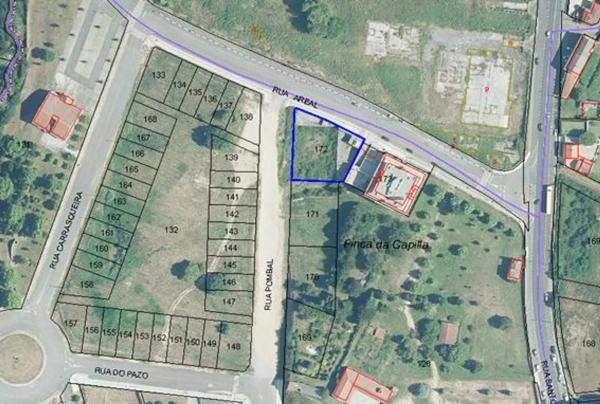 Terreno en calle Areal