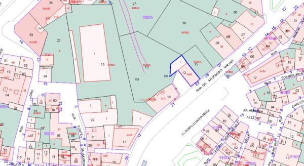 Terreno en calle Arcebispo Malvar