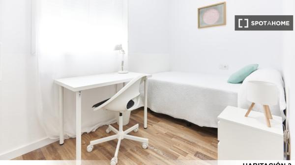 Chambre dans un appartement partagé de 4 chambres à louer à Ciudad Jardín.