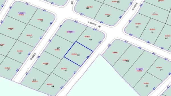 Terreno en calle la Rueda