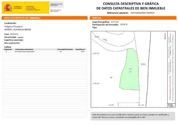 Terreno en Poligono 4 Parcela 51, 1