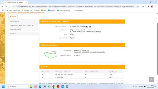 Terreno en Al-8105 s/n