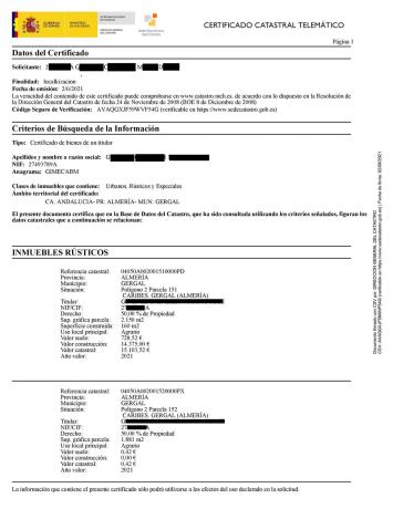 Terreno en Al-4405 s/n FrenteaPortocarreroGergal