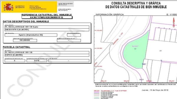 Terreno en calle Erics Alta s/n