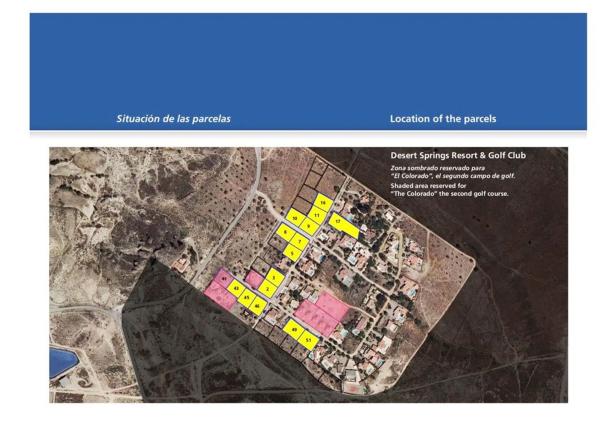 Terreno en Desert Springes