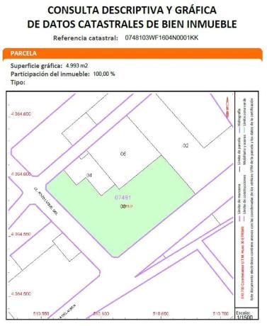 Terreno en calle del Pozo Luque s/n