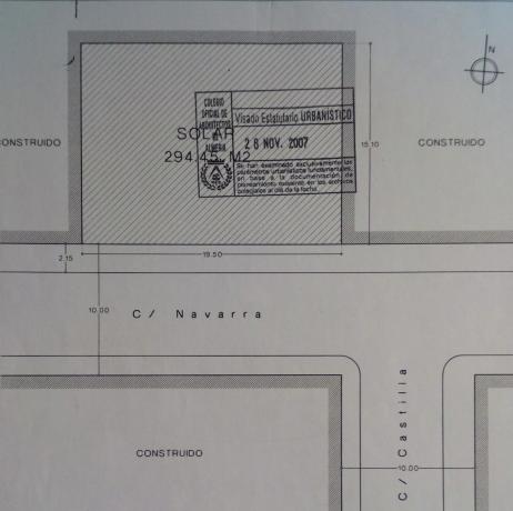 Terreno en calle Navarra, 47 , 49