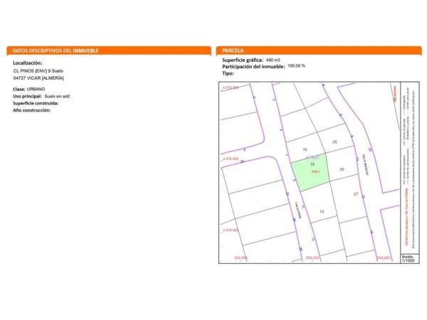 Terreno en calle Los Pinos, 9