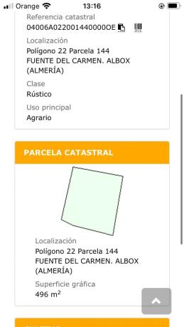 Terreno en Fuente del Carmen s/n