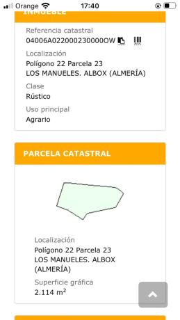 Terreno en Fuente del Carmen s/n