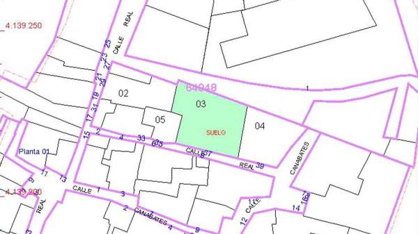 Terreno en calle Cañabates, 10 -18