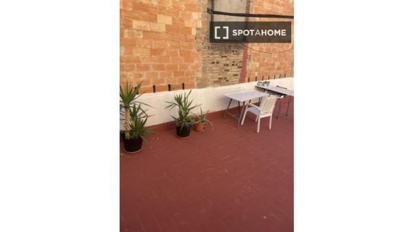 Habitación en piso compartido en barcelona.