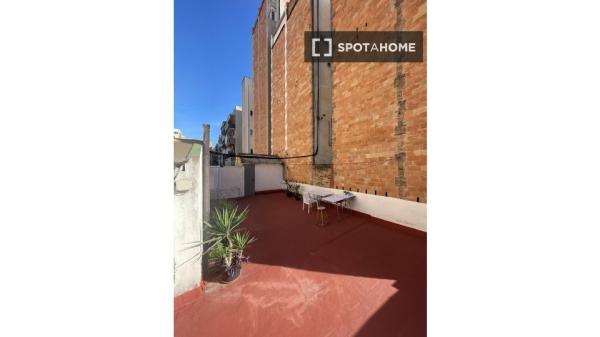 Habitación en piso compartido en barcelona.