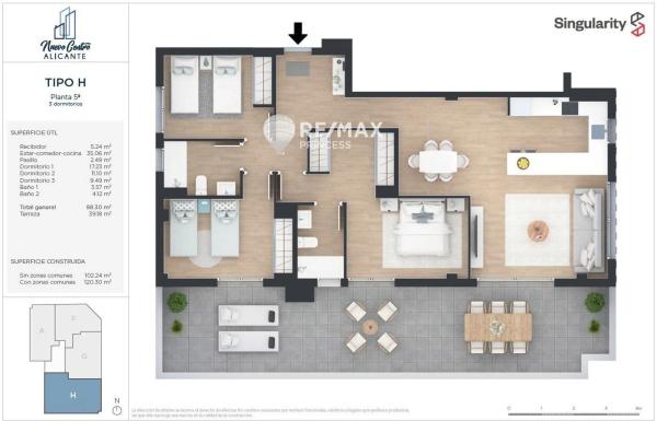 Ático en avenida Catedratico Soler