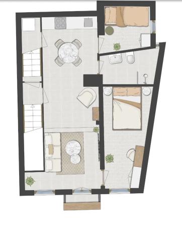 Ático en calle San Roque