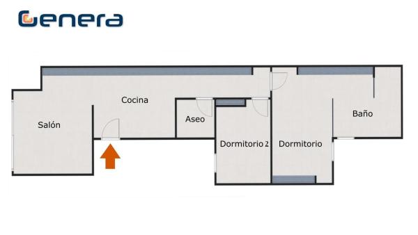 Piso en calle Gravina