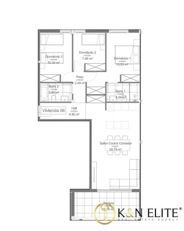 Piso en calle de Quito Malena