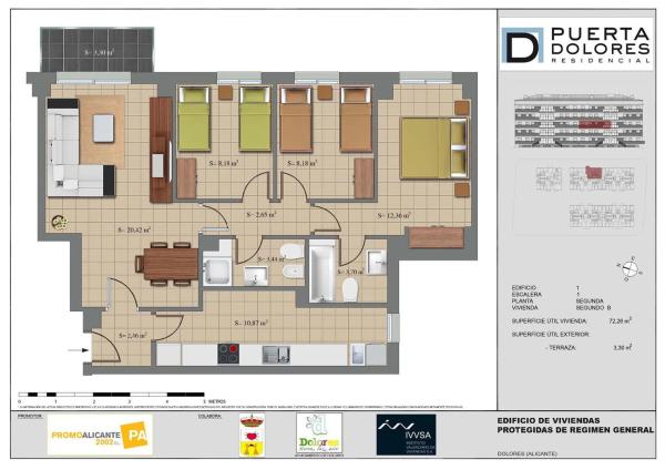 Piso en avenida de la Mujer