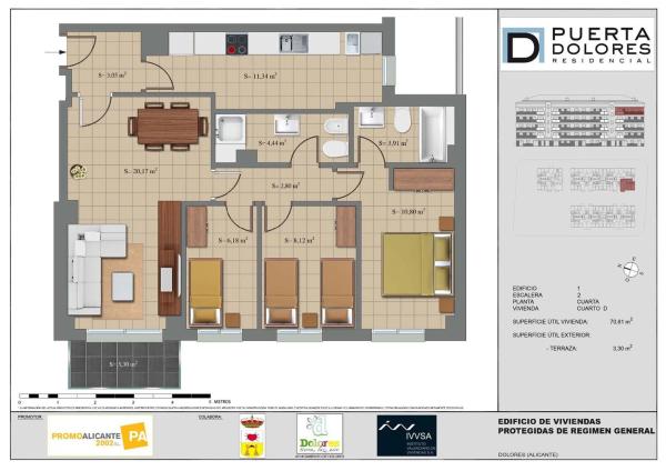 Piso en avenida de la Mujer