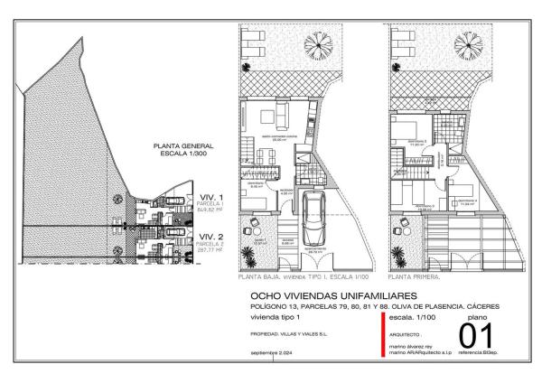 8 viviendas en Oliva de Plasencia