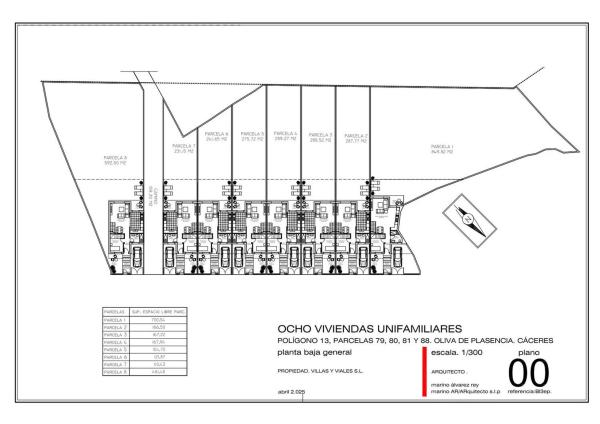8 viviendas en Oliva de Plasencia