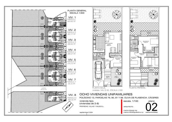8 viviendas en Oliva de Plasencia