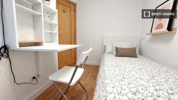 Habitación en piso compartido en madrid.