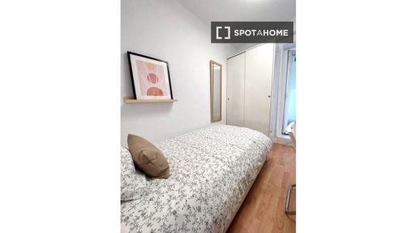 Habitación en piso compartido en madrid.