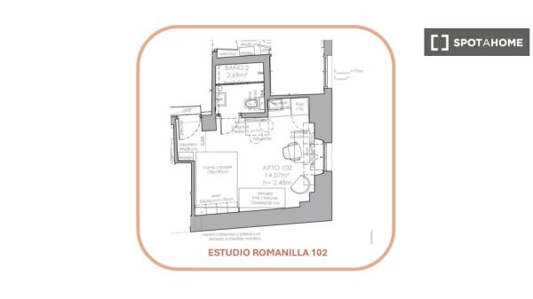 Estudio en alquiler en San Matías-Realejo, Granada