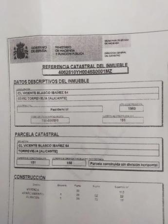 Terreno en calle Vicente Blasco Ibáñez, 84