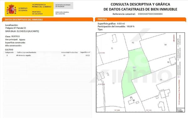 Terreno en Partida Baya Baja, 2019 a