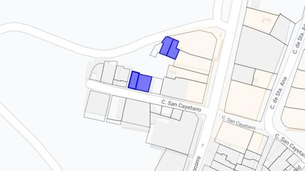 Terreno en calle San Cayetano