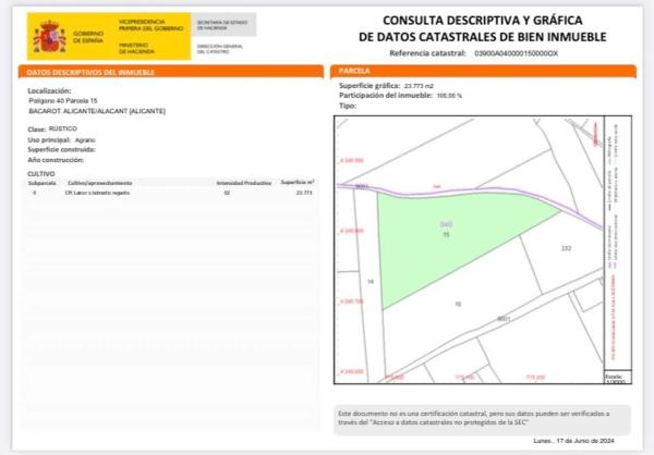 Terreno en calle Major, 1