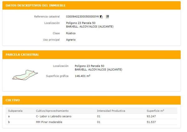 Terreno en Partida Barxell s/n