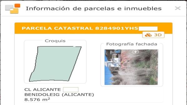 Terreno en Benidoleig