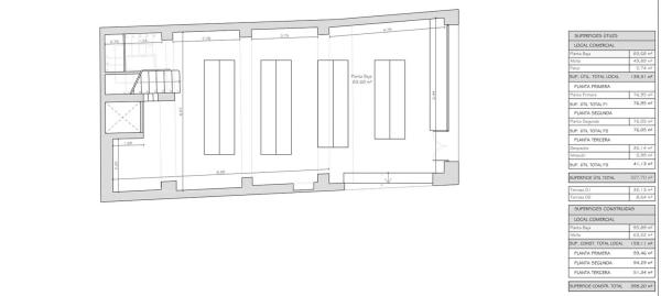 Edificio de uso mixto en calle Ramón Gallud