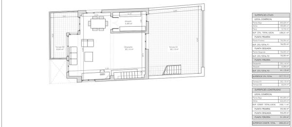 Edificio de uso mixto en calle Ramón Gallud